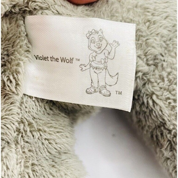 Violet the Wolf  Gray Plush Stuffed Animal Great Wolf Lodge Toy P6 - Picture 3 of 4
